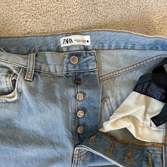 zara high rise, wide leg jeans - Picture 3 of 5